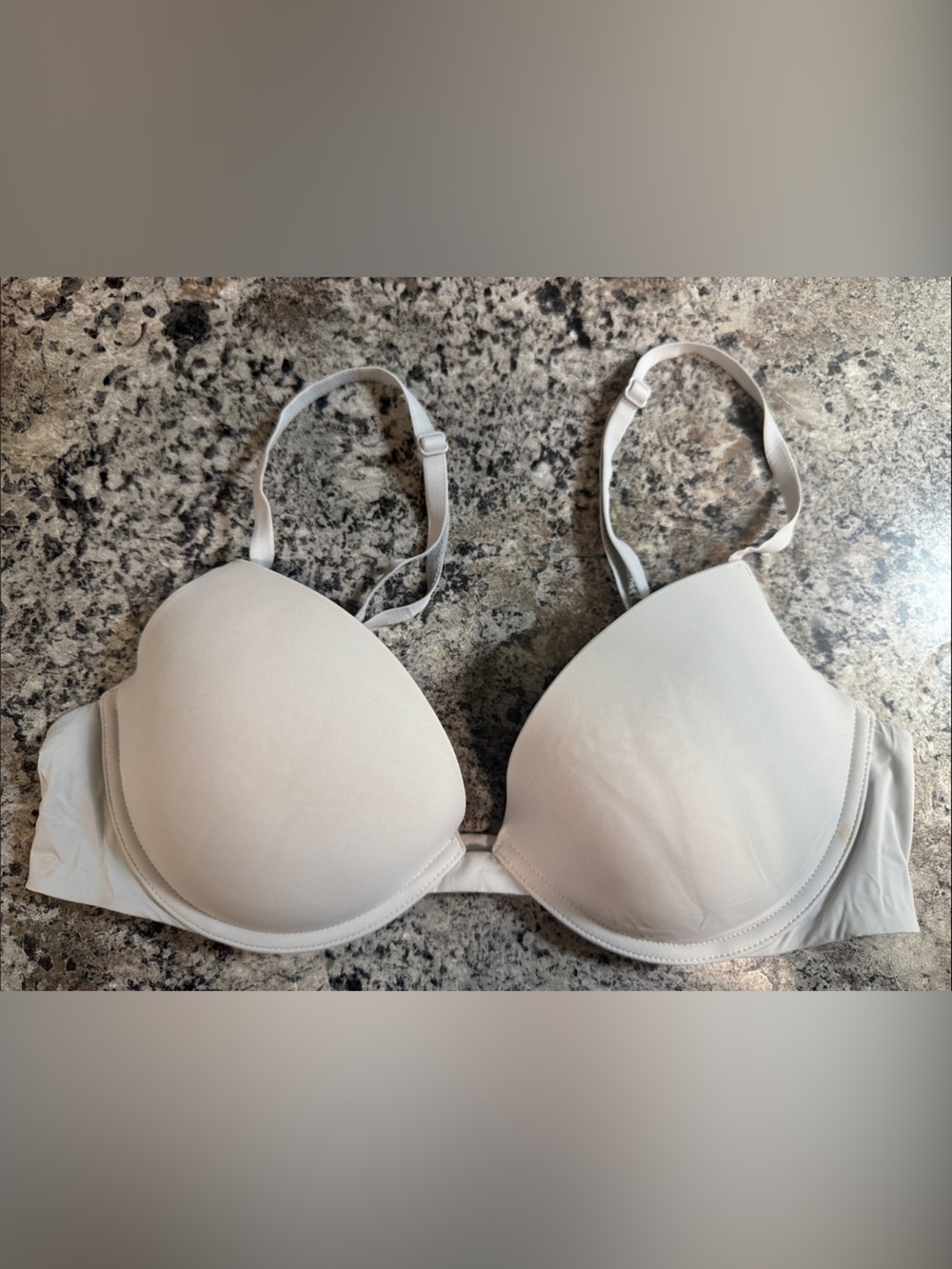 Victoria's Secret Smooth T-Shirt Bra - White/Cream